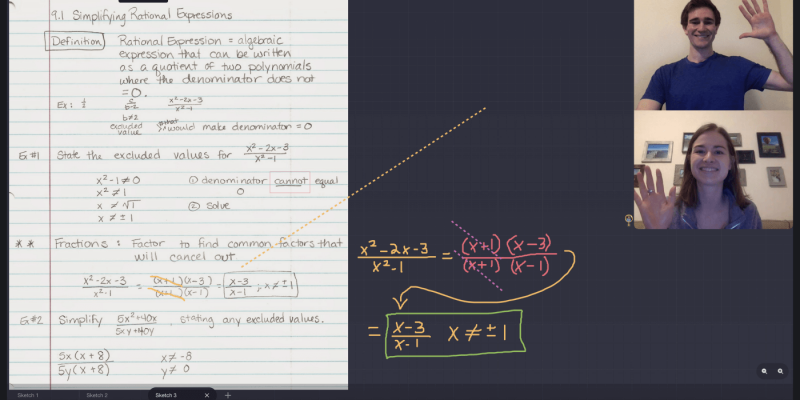 Online Virtual Classroom for SAT Prep Tutoring