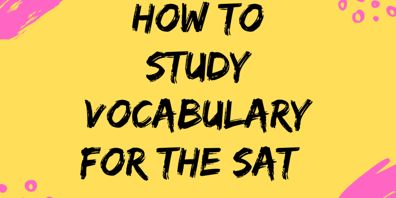 Sat Vocab Study